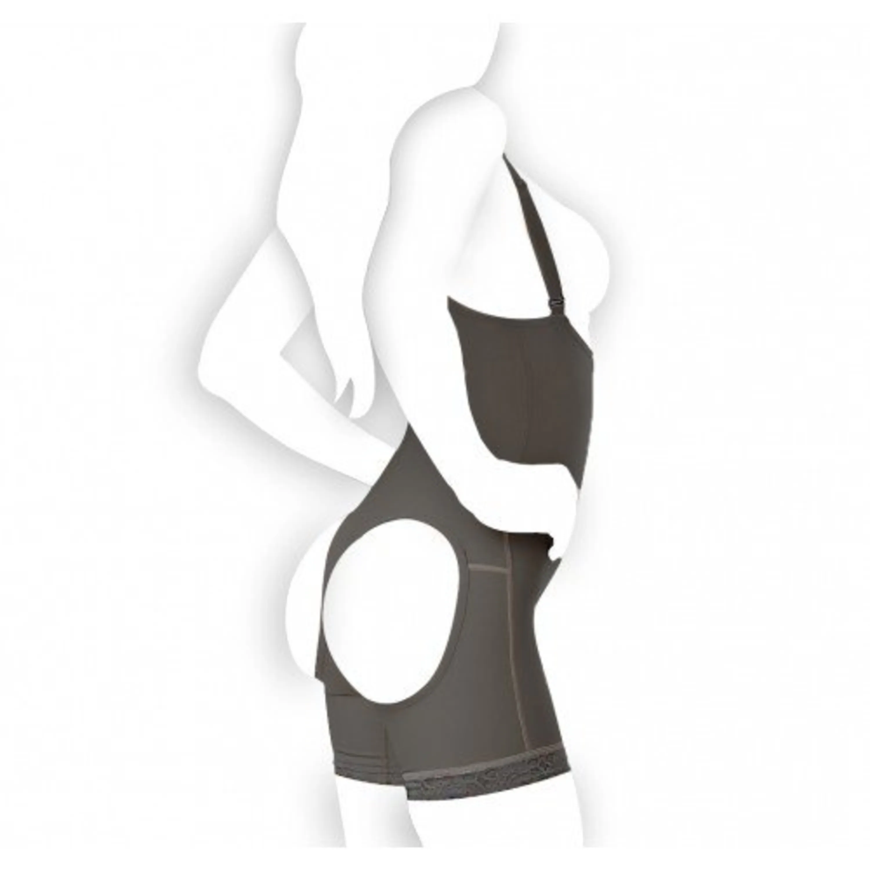 گن بعد از عمل جراحی زیبایی شکم پهلو و نشیمنگاه BE05 ایزاولا - رنگ مشکی